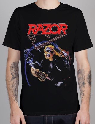 Men T-Shirt RAZOR EVIL INVADERS