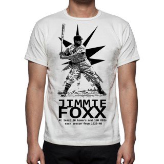 Men T-Shirt Popular Baseball Player  Jimmie Foxx