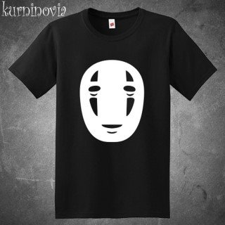 Men T-Shirt New Spirited Away Studio Gibli No Face
