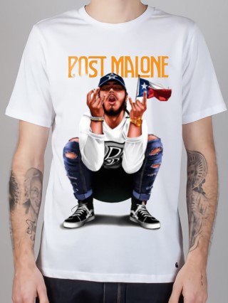 Men T-Shirt New Post Malone Hip Hop Rapper
