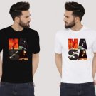 Men T-Shirt New Nasa Geographic Photos Font