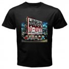 Men T-Shirt New Linkin park 8-bit rebellion black