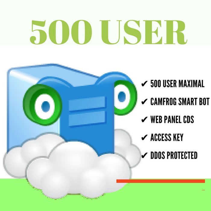 Camfrog Room Rental, 18+ ( 300 user )