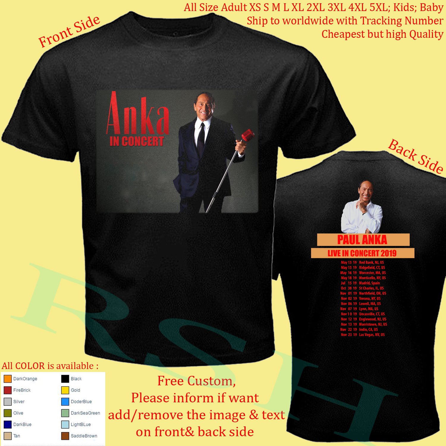 paul anka shirt