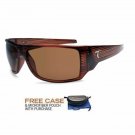 TYPHOON ALOHA 949TBR POLARIZED  STRIPE FRAMES/SUNSET BROWN LENS