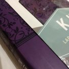 KING JAMES VERSION LARGE PRINT PERSONAL PURPLE BIBLE