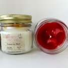 Pampered Senses Candles Strawberry Cheesecake 8 oz Soy Candle Jar