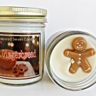 Pampered Senses Candles Gingerbread 8 oz Soy Candle Jar