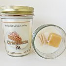 Pampered Senses Candles Caramel Pecan Pie 8 oz Soy Candle Jar