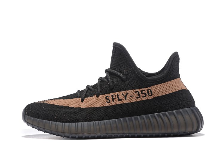 Men's Adidas Yeezy boost 350 v2 Black with light brown
