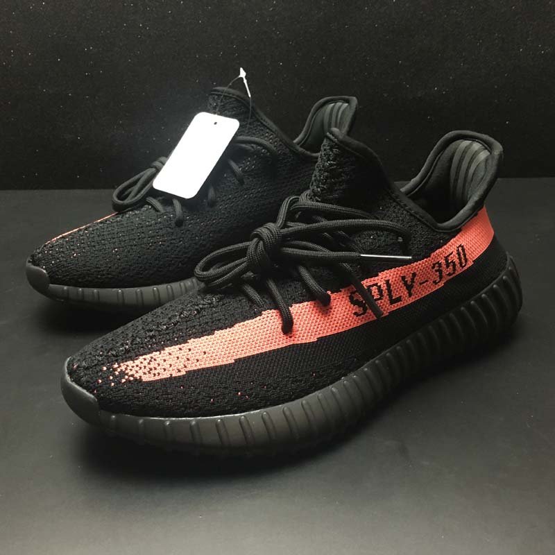 Adidas Yeezy Boost 350 V2 Men S Black And Red M1