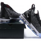 Men's Shoes Nike LeBron 16 Grey And Black