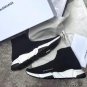 Men,s Balenciaga 17FW Speed Shoe Black and White