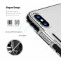 IPhone XS Case Slim Wallet Card Holder TPU Shockproof Military Grade Black Clear
