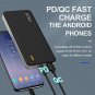 GETIHU PD QC3.0 Fast Charge Portable Charger 10000mAh USB C Power Delivery Quick