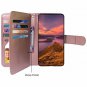Google Pixel 2 XL Wallet Flip Case 12 Card Slots Shockproof Kickstand Rose Gold