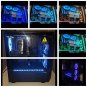 LEDdess 120mm Case Fan Light,LED Silent Fan for Computer Cases,CPU Coolers (RGB,