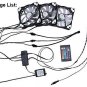 LEDdess 120mm Case Fan Light,LED Silent Fan for Computer Cases,CPU Coolers (RGB,
