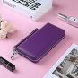 Lavemi Women's RFID Blocking Real Leather Zip Around Wallet Clutch Large Travel