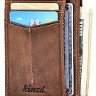 Slim Men's Wallet RFID Front Pocket Minimalist Secure Thin Credit Card Holder