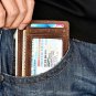 Slim Men's Wallet RFID Front Pocket Minimalist Secure Thin Credit Card Holder