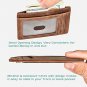 Slim Men's Wallet RFID Front Pocket Minimalist Secure Thin Credit Card Holder