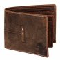 Handmade RFID Blocking Genuine Leather Bifold Wallets with Coin Pocket Designer