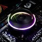 darkFlash Shadow PWM Aluminum CPU LED Addressable RGB Motherboard Control Cooler