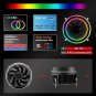 darkFlash Shadow PWM Aluminum CPU LED Addressable RGB Motherboard Control Cooler