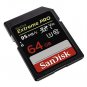 SanDisk Extreme Pro 64GB SDXC UHSI Memory Card (SDSDXXG064GGN4IN)