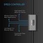 AC Infinity AIRPLATE S1, Quiet Cooling Fan System 4 Inch with Speed Control, for