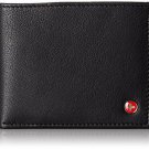 alpine swiss Men's Genuine Leather Wallet Slim Flipout Bifold, Black, One Size