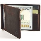 YBONNE New Slim Wallet with Money Clip Finest Genuine Leather RFID Blocking Mini
