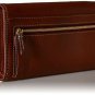 Fossil Emma RFID Flap Clutch, One Size Brown