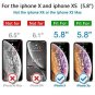 Screen Protector for Apple iPhone Xs iPhone X (Clear, 3 Packs) 0.25mm iPhone X