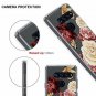 LG V40 ThinQ Case, LG V40 Case, LEEGU Anti-Scratch Shockproof Floral Printed Wom