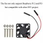 Raspberry Pi Kit, Aokin Raspberry Pi Cooling Fan 30x30x7mm Brushless CPU Cooling