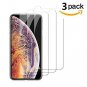 [3 Pack] iPhone Xs/X Glass Screen Protectors Onewalker iPhone Xs/X Tempered Glas