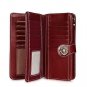 Women Wallets RFID Blocking Genuine Leather Ladies Wallets, Long Trifold Clutch