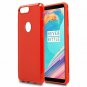 OnePlus 5T Case Slim-Fit Fingerprint Anti-Scratch Protective Cover Matt Red NEW