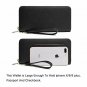 Women's Wallet RFID Blocking PU Leather Zip Around Clutch Large Travel Purse