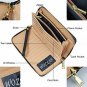 Women's Wallet RFID Blocking PU Leather Zip Around Clutch Large Travel Purse