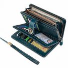 UMODE Vintage Style Genuine Leather Large Capacity Wallet Organizer for Women (G