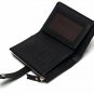Womens RFID Blocking Black Leather Organized Wallets Purse Compact Bifold Clutch