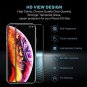 Screen Protector Glass Designed for iPhone Xs Max, FLOVEME Full Protection Durab