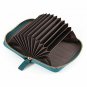 Kattee Leather Zip Around Wallet, Women's RFID Credit Card Small Wallet Green