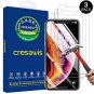 iPhone X/XS Screen Protector, [3 Pack] cresawis Ultra Slim Bubble Free AntiScra