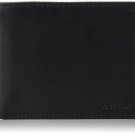 Calvin Klein Men's RFID Blocking Leather Bifold Wallet with Key Fob, Black, O