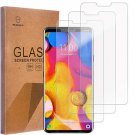 [3Pack]Mr Shield for LGV40ThinQ [Tempered Glass] Screen Protector with Lif
