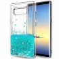 Samsung Galaxy Note 8 Glitter Case For Girls Shockproof Dyal Layer TPU Turquoise